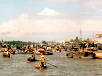 Marche flottant, Mekong, 